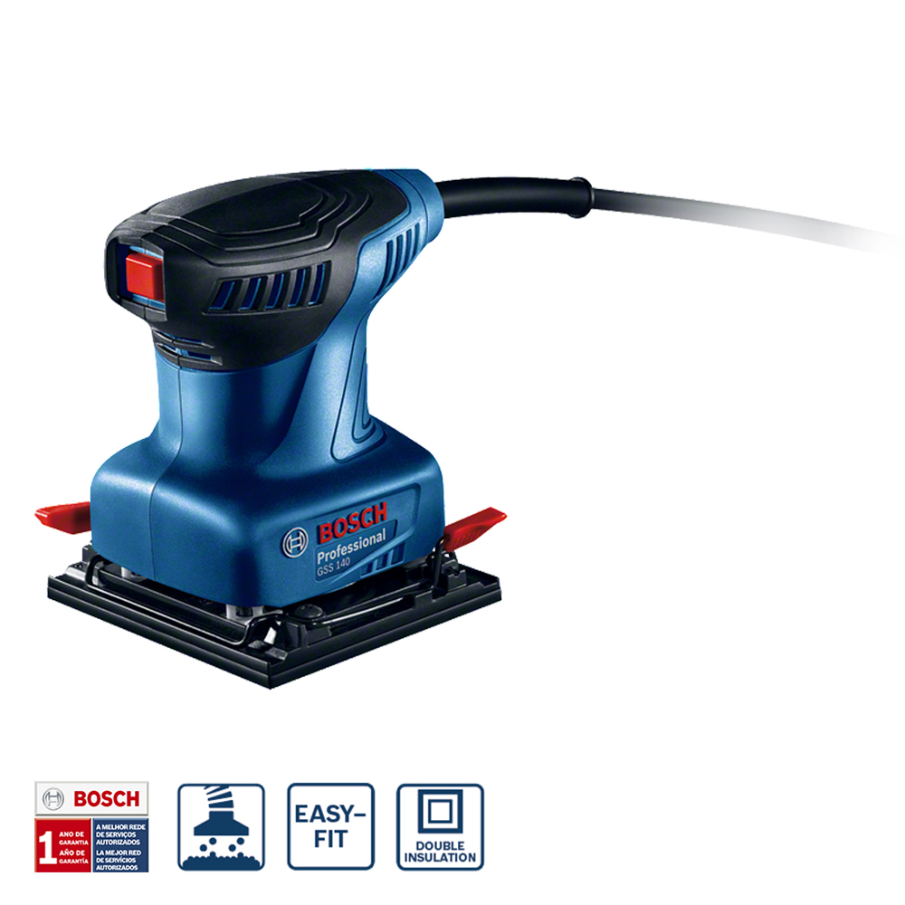 Lixadeira Orbital Bosch 220W GSS140 127v Professional Cor/Azul - Imagem 3